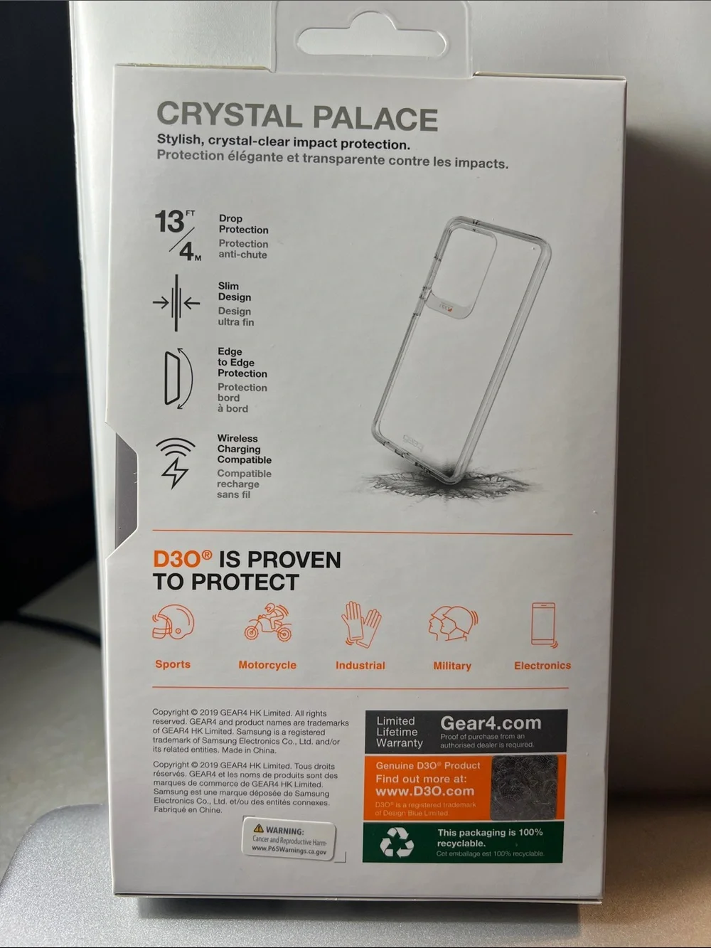 Samsung Crystal Palace Clear Protective Case for Galaxy S20 Ultra 5G